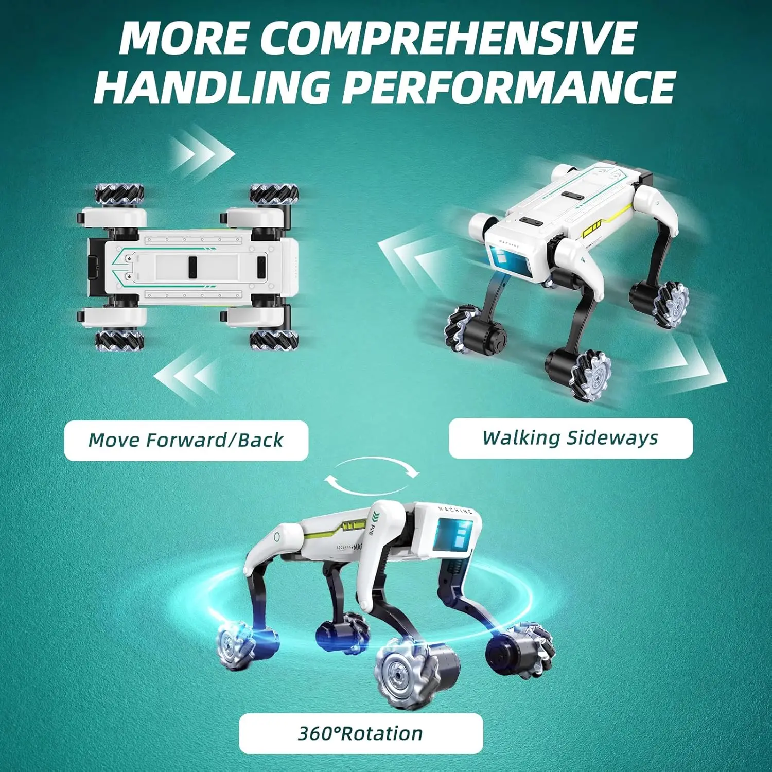 Cão robô inteligente elétrico rc com clipe e atirar multifuncional rc mecânico cão voz programável move robô inteligente biônico