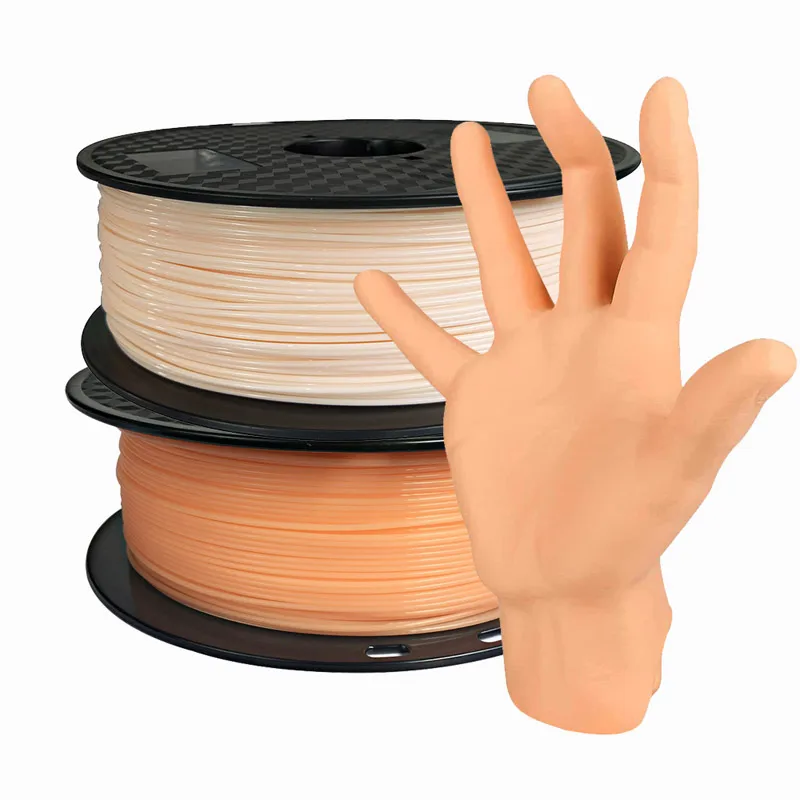 

PLA Skin Filament 3D Printing Flesh Color Color Consumables 1.75mm Wire rod 1KG Material Imitation Skin Color