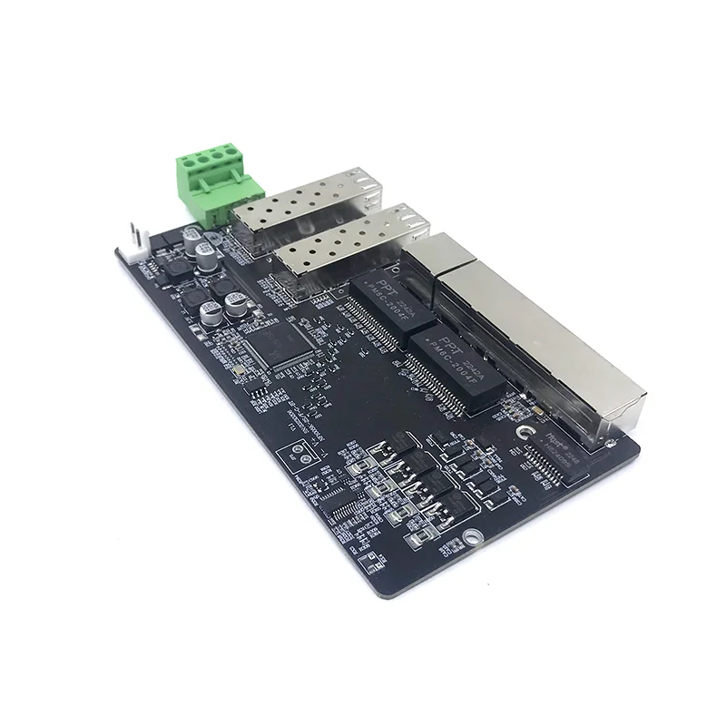 壁掛け 5 ポート 10/100/1000Mbps イーサネット PoE スイッチ ギガビット アンマネージド ネットワーク PoE スイッチ (2 SFP ポート付き)