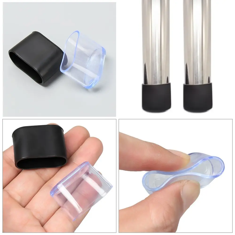 4Pcs New Floor Protectors Socks Chair Leg Caps Furniture Feet Non-Slip Covers Silicone Pads