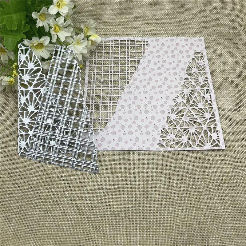 Hollow corner flower frame Stamp Metal Cutting Dies Stencils For DIY Scrapbooking Decorative Embossing Handcraft Template