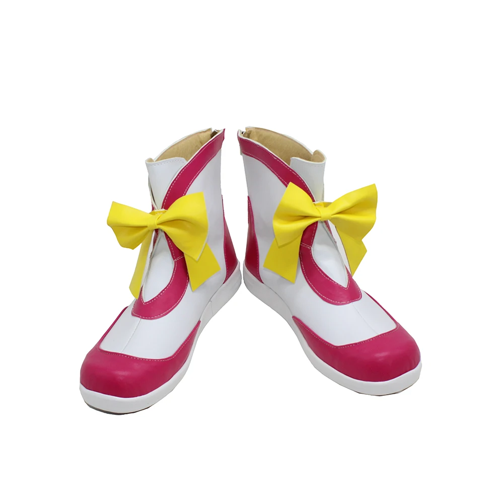 حذاء Brdwn Cardcaptor Sakura للسيدات Sakura Kinomoto TV Clear Card Cosplay مخصص للساق قصير
