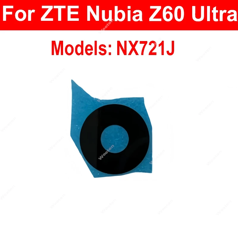 Back Camera Lens Glass For ZTE Nubia Z60 Ultra NX721J Rear Lens With Adhesive Sticker Small Parts Replacement
