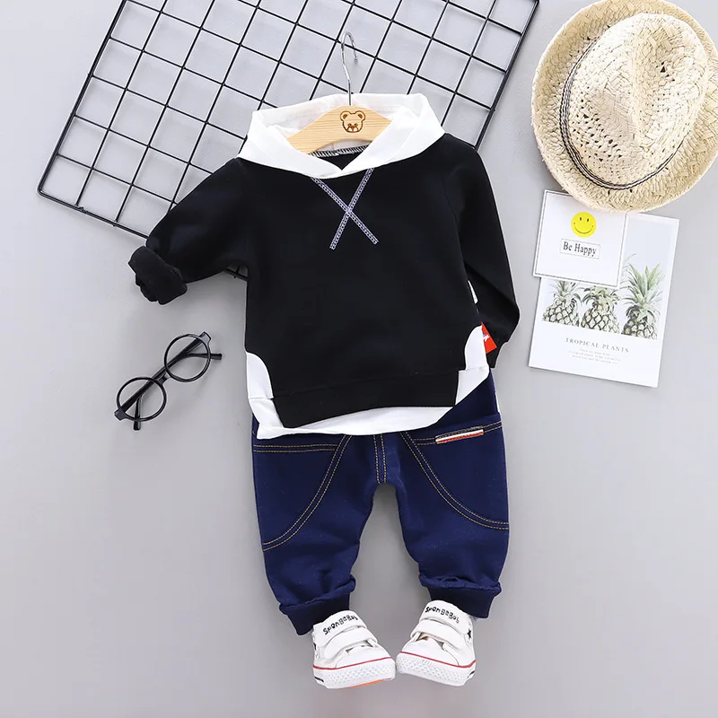 New Spring Autumn Baby Girl Clothes Kids Boys Outfits Children Hoodies Pants 2Pcs/Sets Toddler Casual Costume Infant Tracksuits