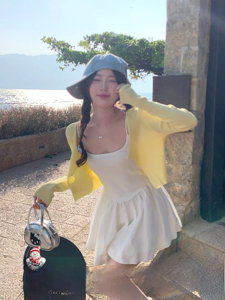 

usansan Women's Light Weight Summer Sun Protection Cardigan Svel round Ne ort Coat Air Conditioning Top