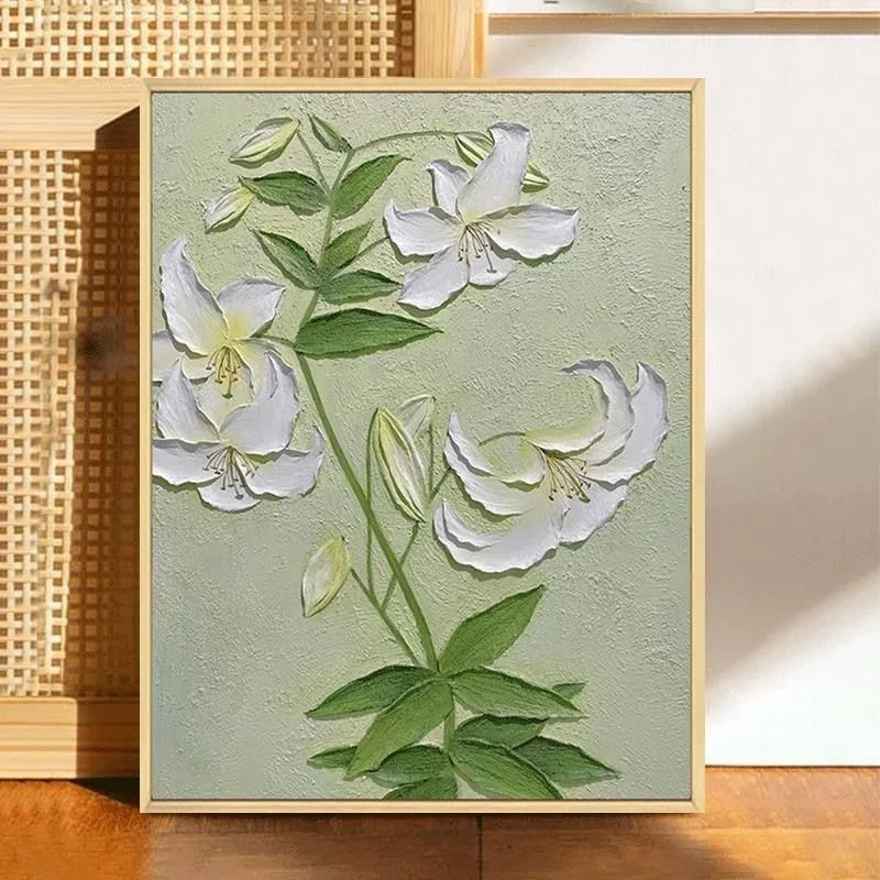 

A6126 Vibrant floral oil painting.