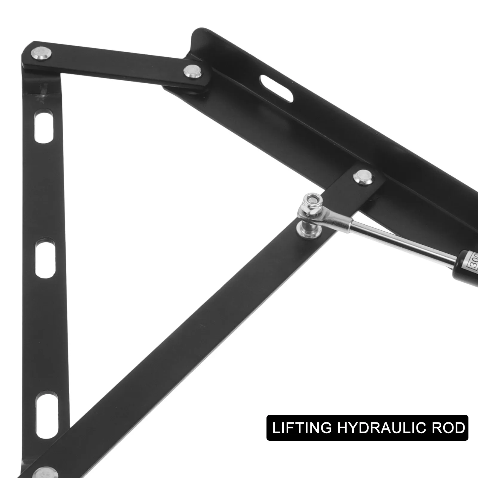 1Set Hydraulic Lift Bed Mechanism Adjustable Gas Lift Support Rods for Space Saving Bedroom Storage Sofa Bed Frame Riser Kit
