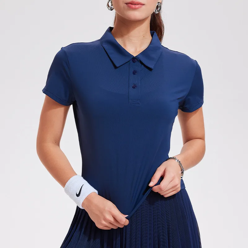 

Summer Quick-drying Polo Shirt Women Golf Jerseys tennis shirt t shirt outdoors Sports Tops breathable badminton Yoga clothes