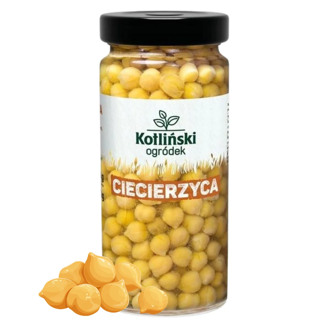 Chickpeas 400 g Kotlinski Garden chickpeas cooked in a jar