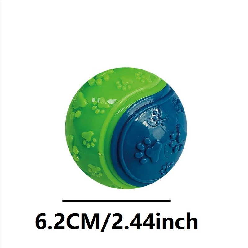 Dogs Interactive Toys Soft TPR Toys For Dog Pet Teeth Cleaning Bite Resistance Squeaky Dog Ball Toy GGWJ02_voghion.com