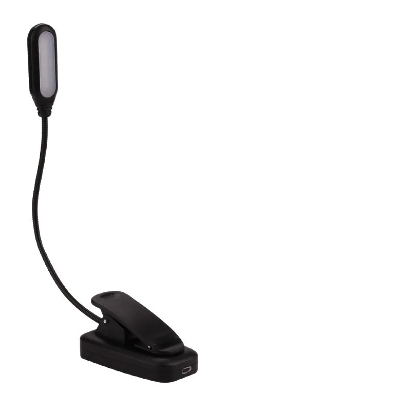 Work Clip Lamp, Rechargeable Piano Lamp, Score Clip Lamp, Sheet Music Lamp, Double-pole LED Book Lamp, Piano Reading Lamp Clip