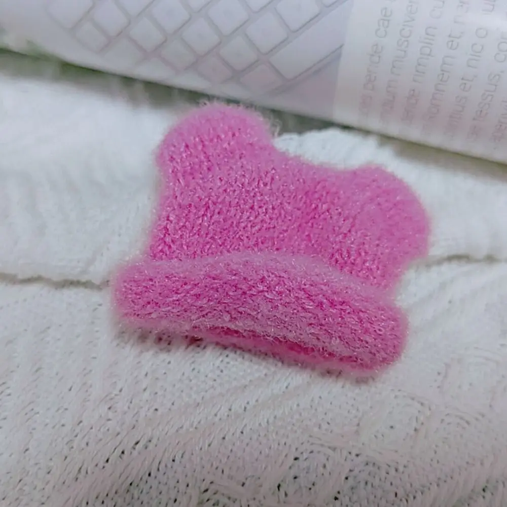 

Knitted Mini Knitted Hats Mini Handmade Materials DIY Doll Decorative Cap Cute Colorful Knitted Finger Cap Kids Girls Toys