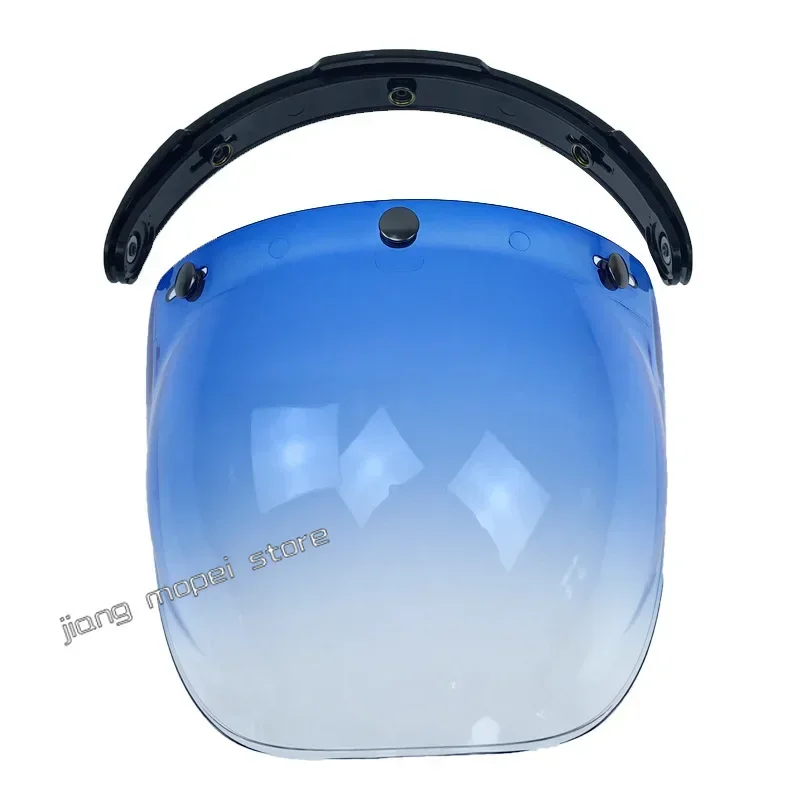 New Bubble lenses Motorcycle helmet lens Three button type lens Retro lens Framed Frame bubble mirror Visors