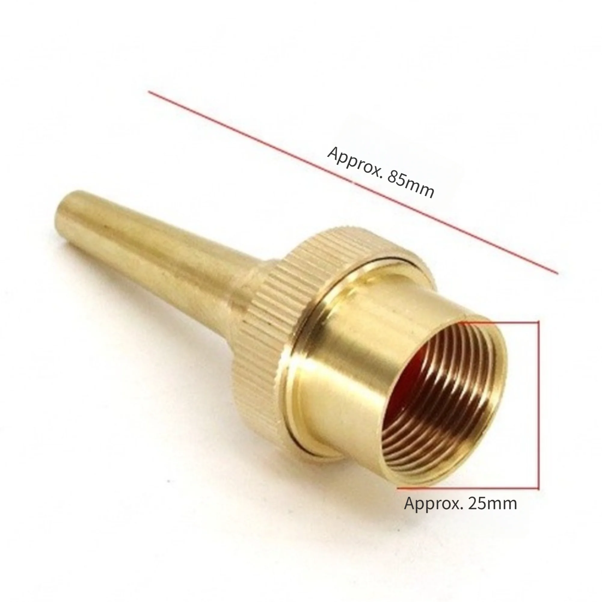 2 Piece Brass Pointed Nozzle Set for Fountain Systems For outdoor Decorative Water Features G3/4 /2 Female Threads
