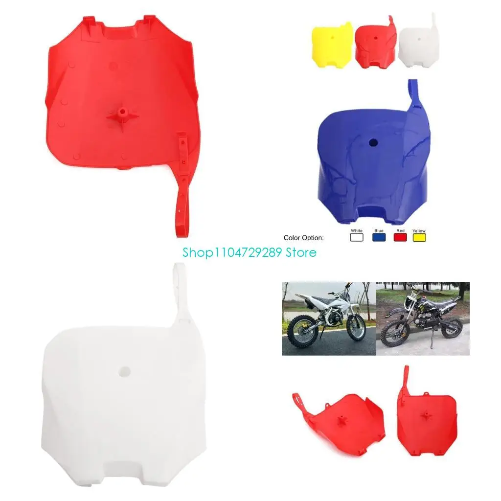 D8KE Plastic Number Plate 4 Colors for CRF100 CRF80 CRF70 XR100 XR80 XR70 9''x9'' Number Plate
