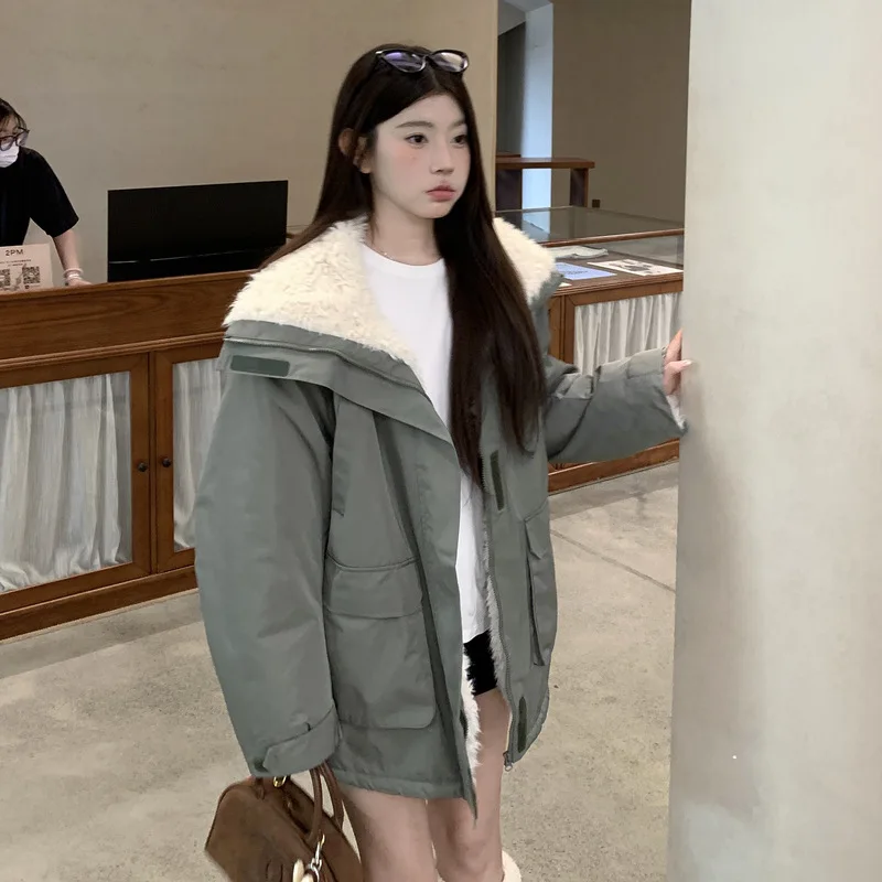 

Женская зимняя парка средней длины: модная, регулируемая, теплая, антистатическая, для активного отдыха, комфортная, молодежная