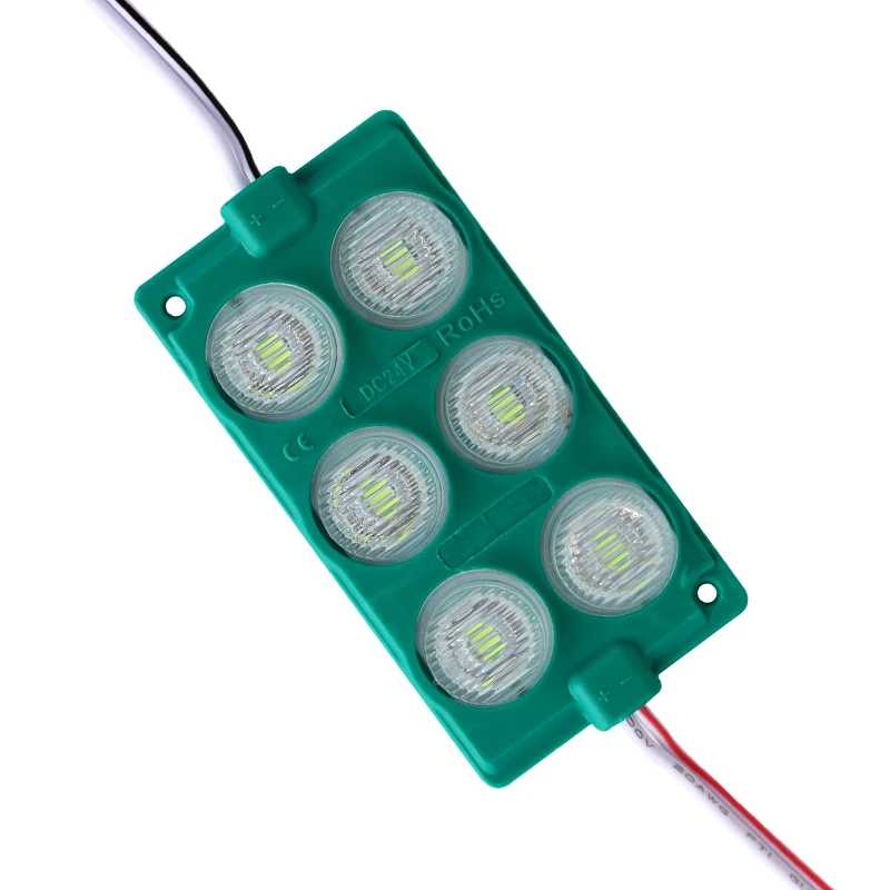 Powermaster Groene Module Led 75*40 3030 24 Volt 3 Watt