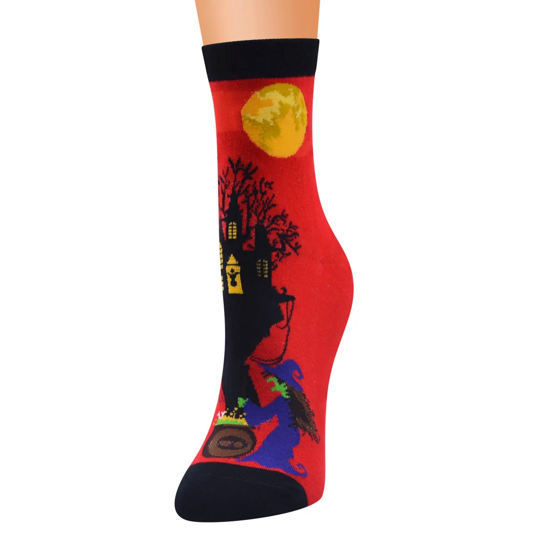 6 Styles Halloween Cartoon Owl Unisex Crew Socks Women Men Novelty Cotton Creative Halloween Party Socks Couple Gifts