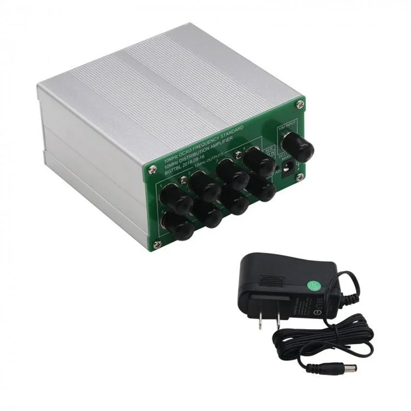 

10MHz Frequency Distribution Amplifier 10MHz OCXO Frequency Clock Divider 8 Output Port