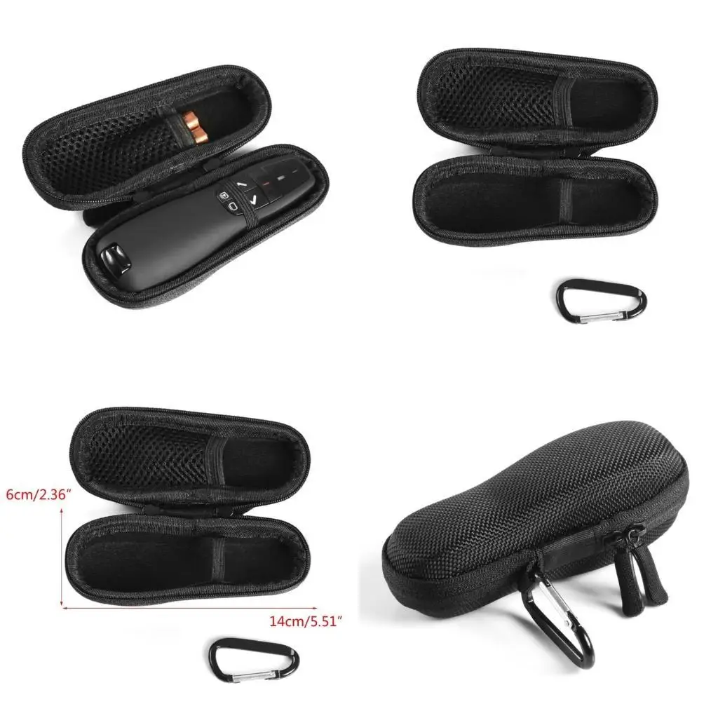 

Y1UB Shockproof Hard EVA Skin Cover for Presenter R400 Storage Box Carabiner
