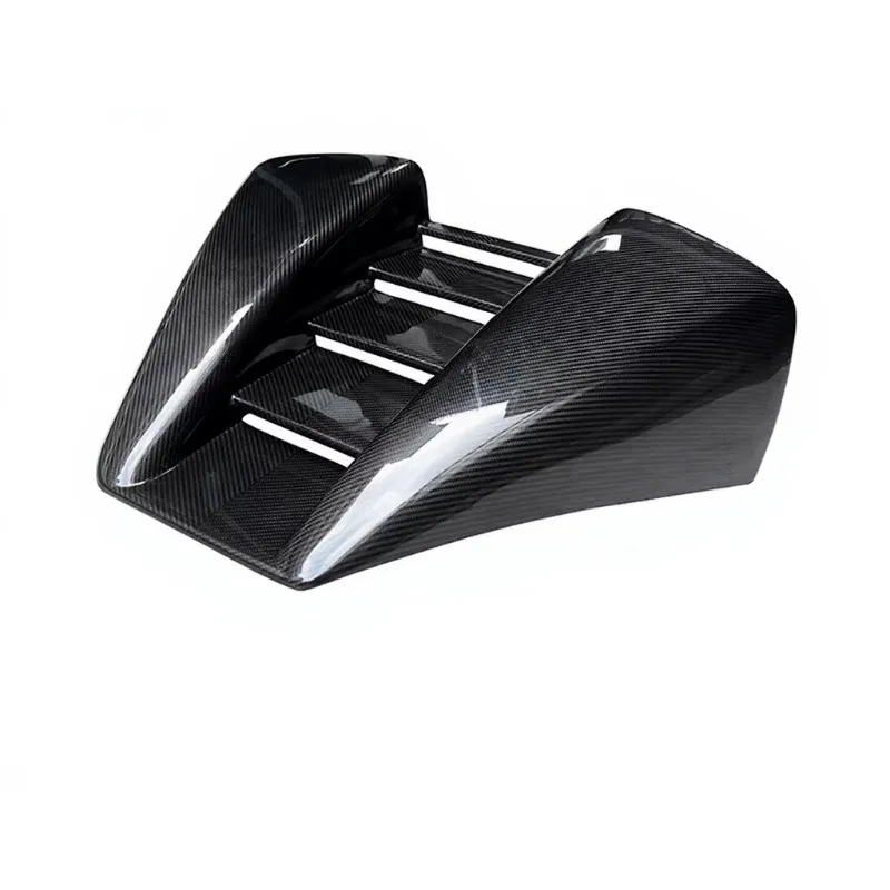 Upgrade to Novi Style Dry Carbon Fiber Rear Engine Hood Air Intake Trunk Cover for Mclaren 540C 570S