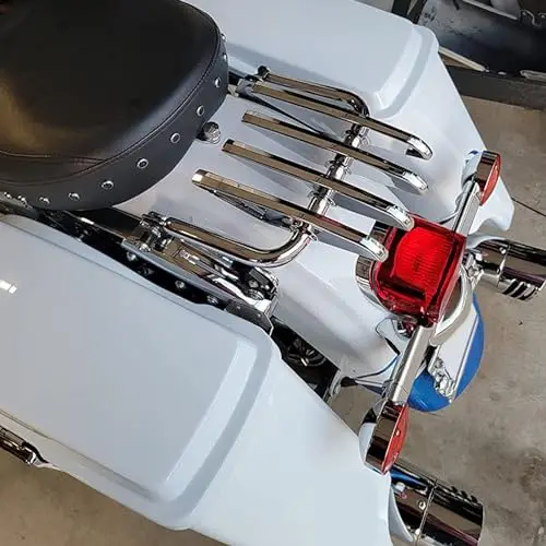 Motorcycle Detachable Stealth Luggage Rack Fit For Harley Touring Road Street Glide 2009-2025