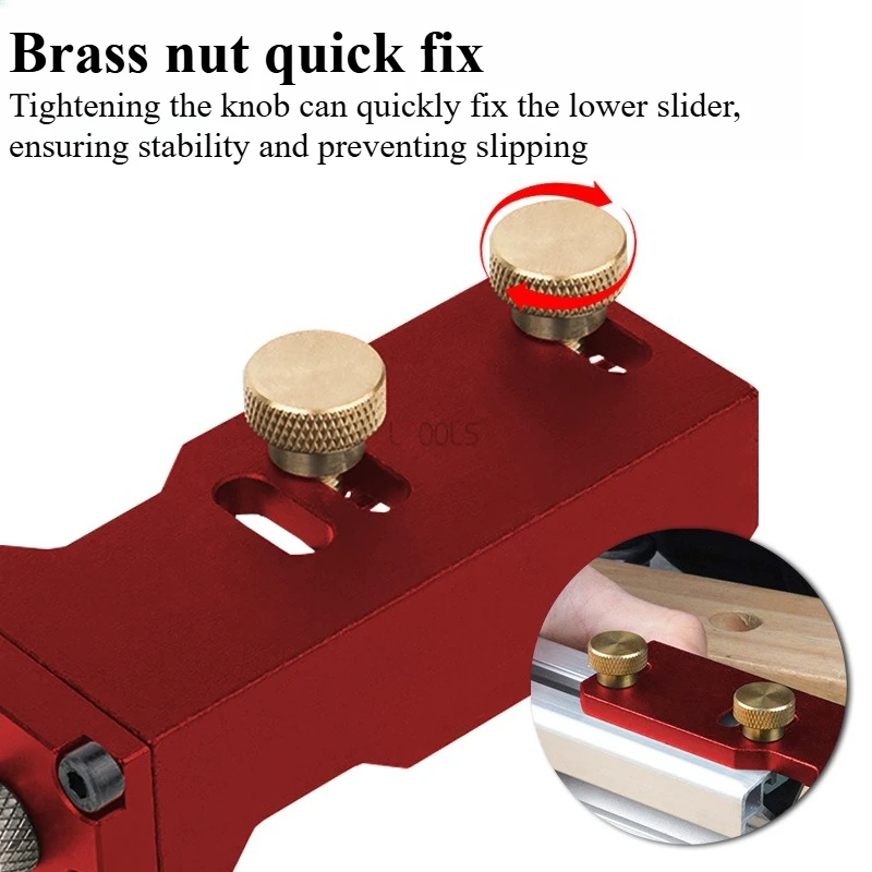 

Drill Positioner Countersunk Step Drill Spiral Tap Profile Tapping Assistant 20/30/40 Aluminum Drilling Threading Fixture Tool