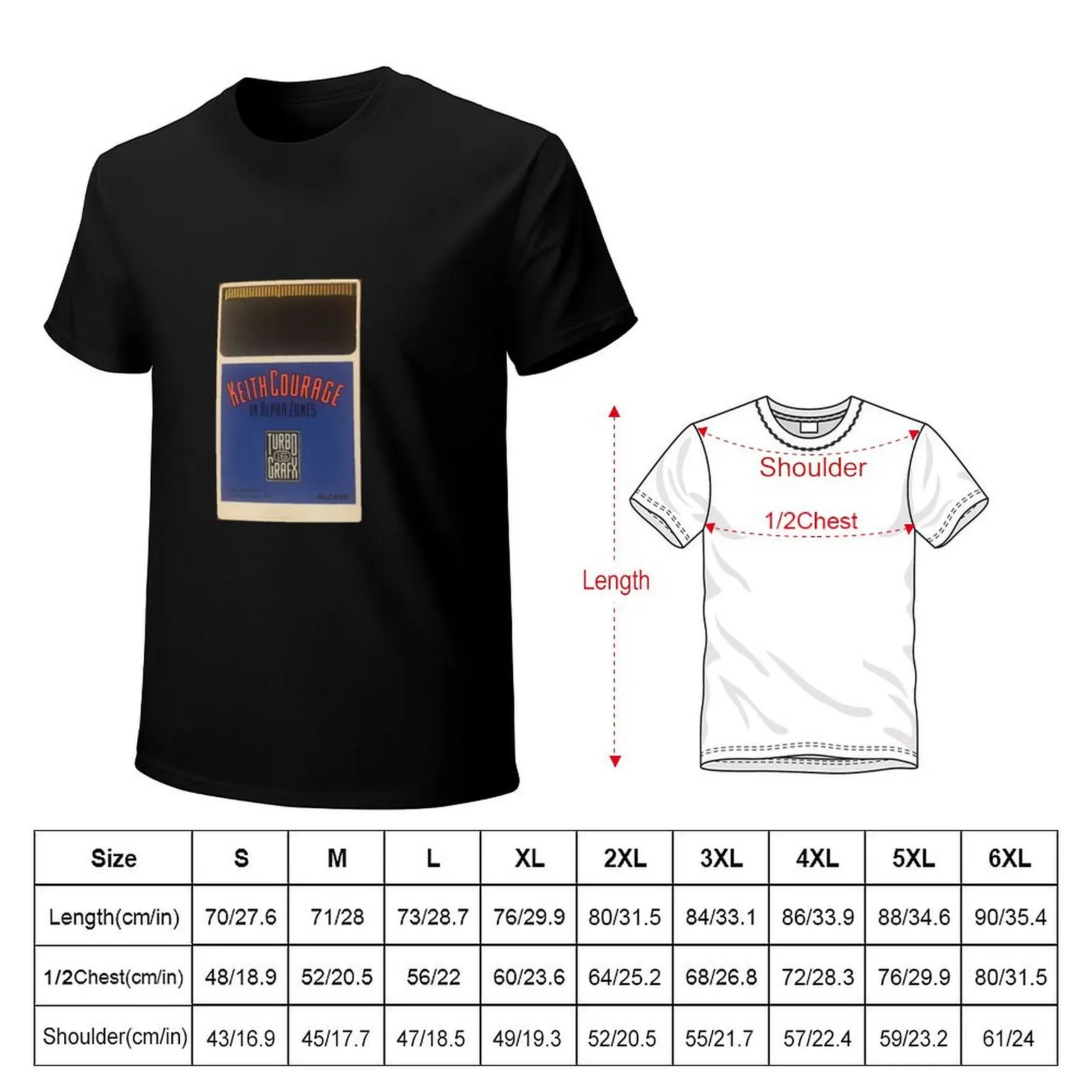 Turbografx 16 Keith Courage T-Shirt Mechanic Work Tee Shirt