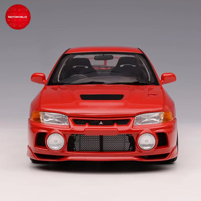 Nowy magazyn Mh 1:18 Mitsubishi Evo 4 Mitsubishi Lancer Evolution Iv Symulacja stopu Miniaturowy odlewany model samochodu Niestandardowe zabawki Prezent