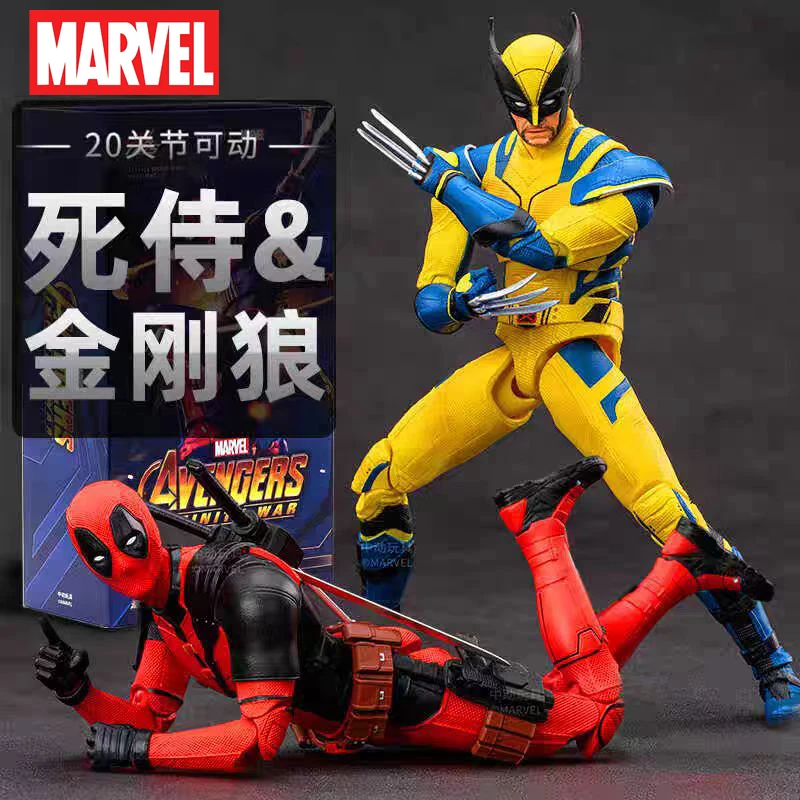 Original Marvel Legends Deadpool 3 Serise Toys Deadpool Wolverine Action Figure Model Anime Statue Figurine Gifts Kids Toys