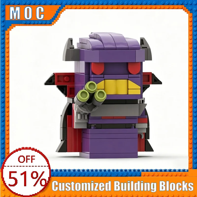 NUEVO Set de Construcción Brickheadz del Emperador Zurg de 185 Piezas, Modelo de Bloques de Construcción, Juguete Educativo, Colección Creativa, Regalo Popular de Cumpleaños