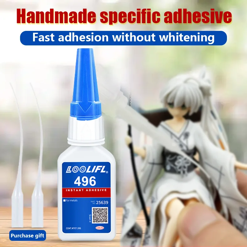 20g401 414 496 Super Glue Instant Quick-Bondig Cyanoacrylate Adhesive Leather Rubber Wood Metal Strong Liquid Glue