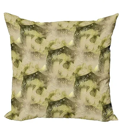 Short Plush Abstract Pillow Cover Cushion Cover, Modern Digital Printing Pillow Case Luxury Pillow Cover 45x45  50X50cm