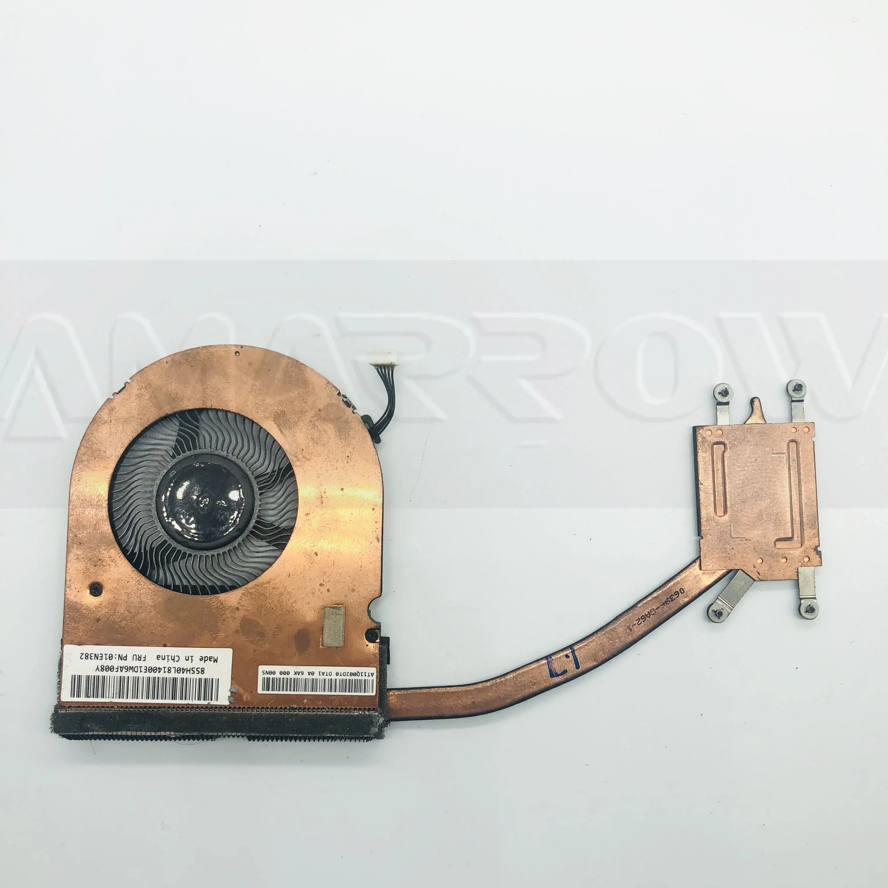 Original CPU dissipador ventilador de refrigeração para Lenovo, Hestsink e ventilador, E470, E475, E470C