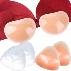 Women's Invisible Padding Magic Bra Inserts Sponge Bra Breast Push Up Pads Swimsuit Silicone Bra Pad Nipple Cover Stickers Patch