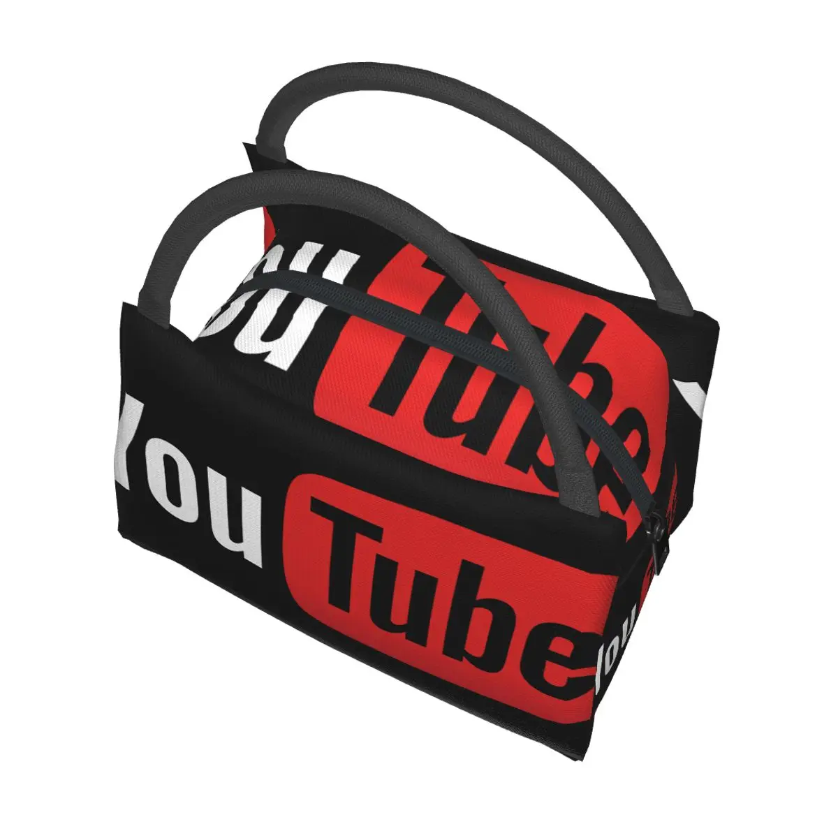 YouTube Logo Portable insulation bag for Cooler Food Office Pinic Container