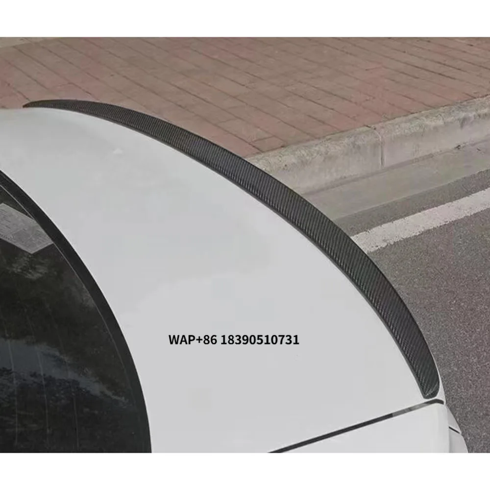 

High Performance 2020 A3 Style Dry Carbon Fiber Rear Trunk Spoiler Wing Car Parts Fit for 2020 A3