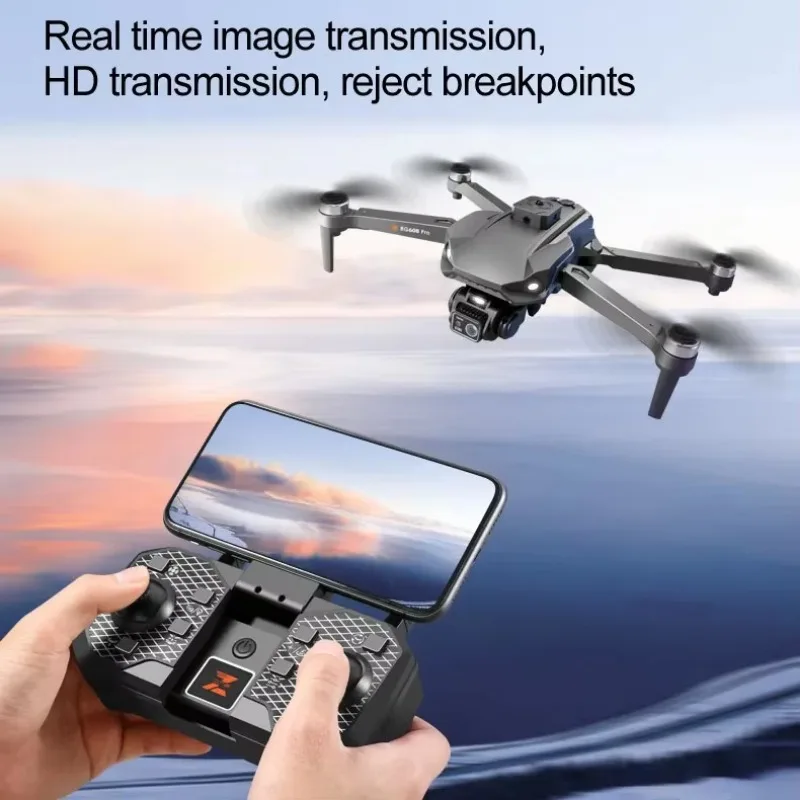 RG608 PRO Lift Obstacle Avoidance 8K Dual Camera Night Vision Flash Shooting Brushless Motor 2.4G Wifi FPV Quadcopter