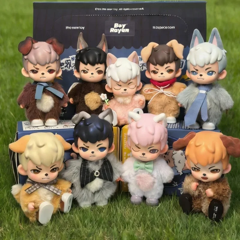 

Hot Genuine Rayan No Puppy No World Series Blind Box Desktop Ornament Trendy Collectible Figurines Mysterious Box Girls' Gifts