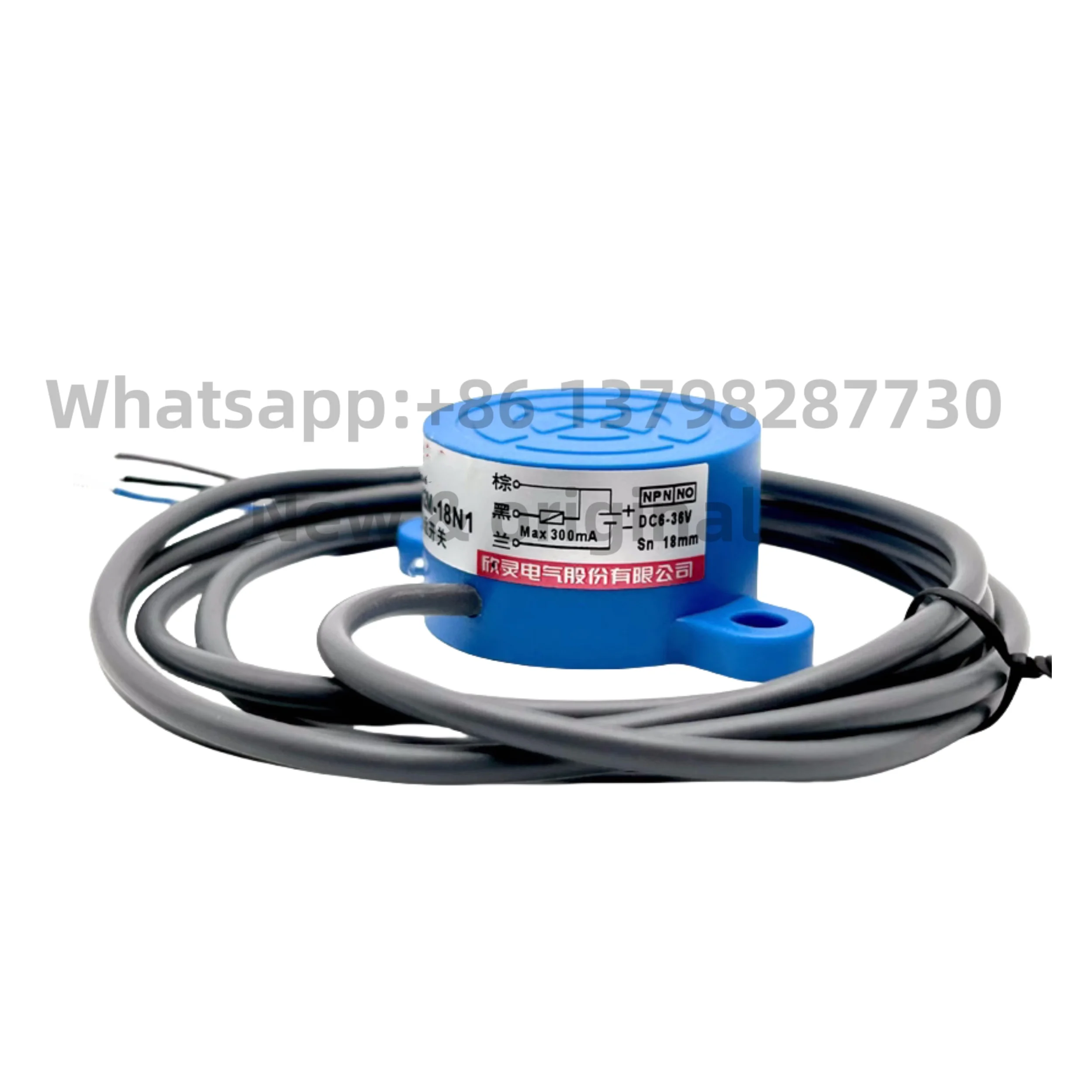 New original proximity switch LJP42M-18N1 NPN NO LJP42M-18N2 NPN NC LJP42M-18P1 PNP NO LJP42M-18P2 PNP NC Sensor diameter Φ 42