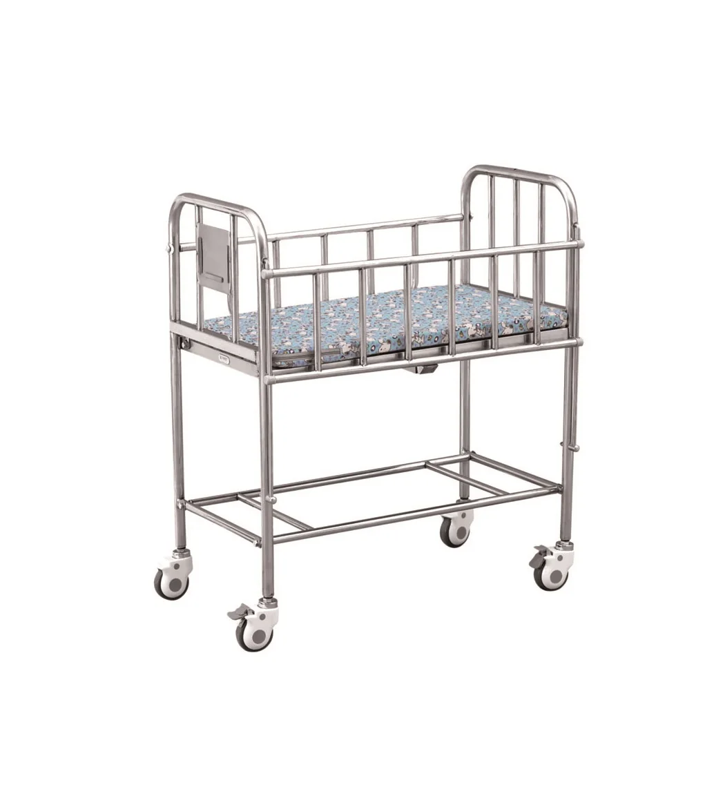 HH/YTC-164 Durable Stainless Steel Hospital Bed Pediatric Patient Bed for Kids High Quality Hospital Furniture