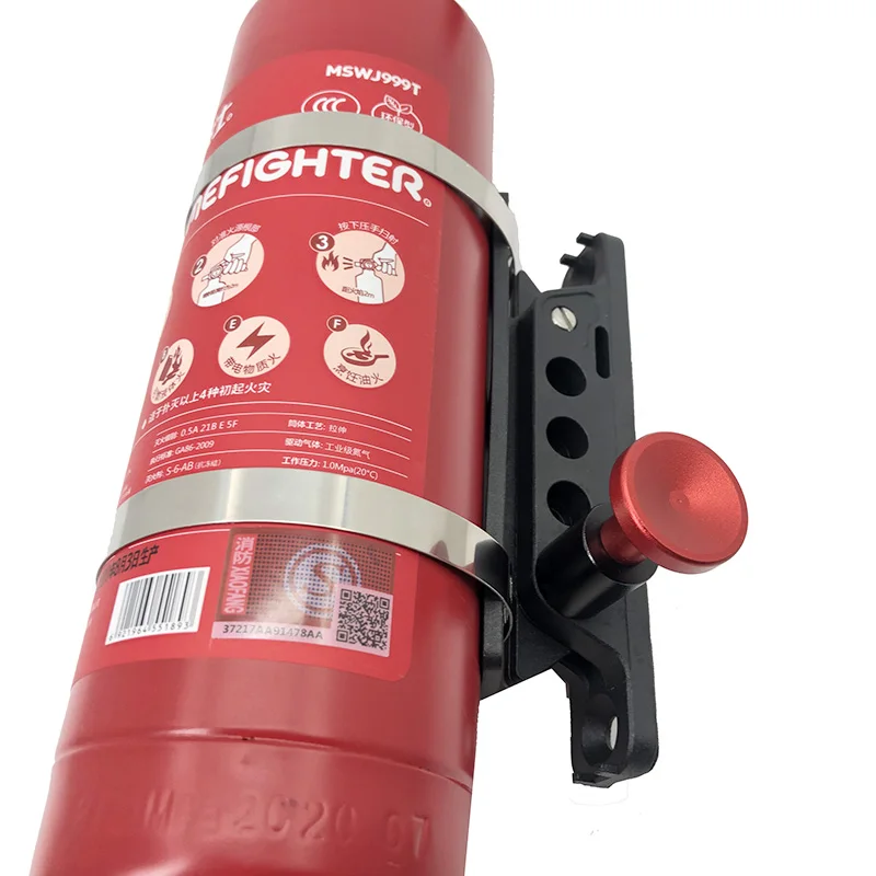 New Car Moto Extinguisher Mount Bracket Adjustable Fit for Jeep Wrangler Sport/ JK/ Sahara Fire Extinguisher Holder
