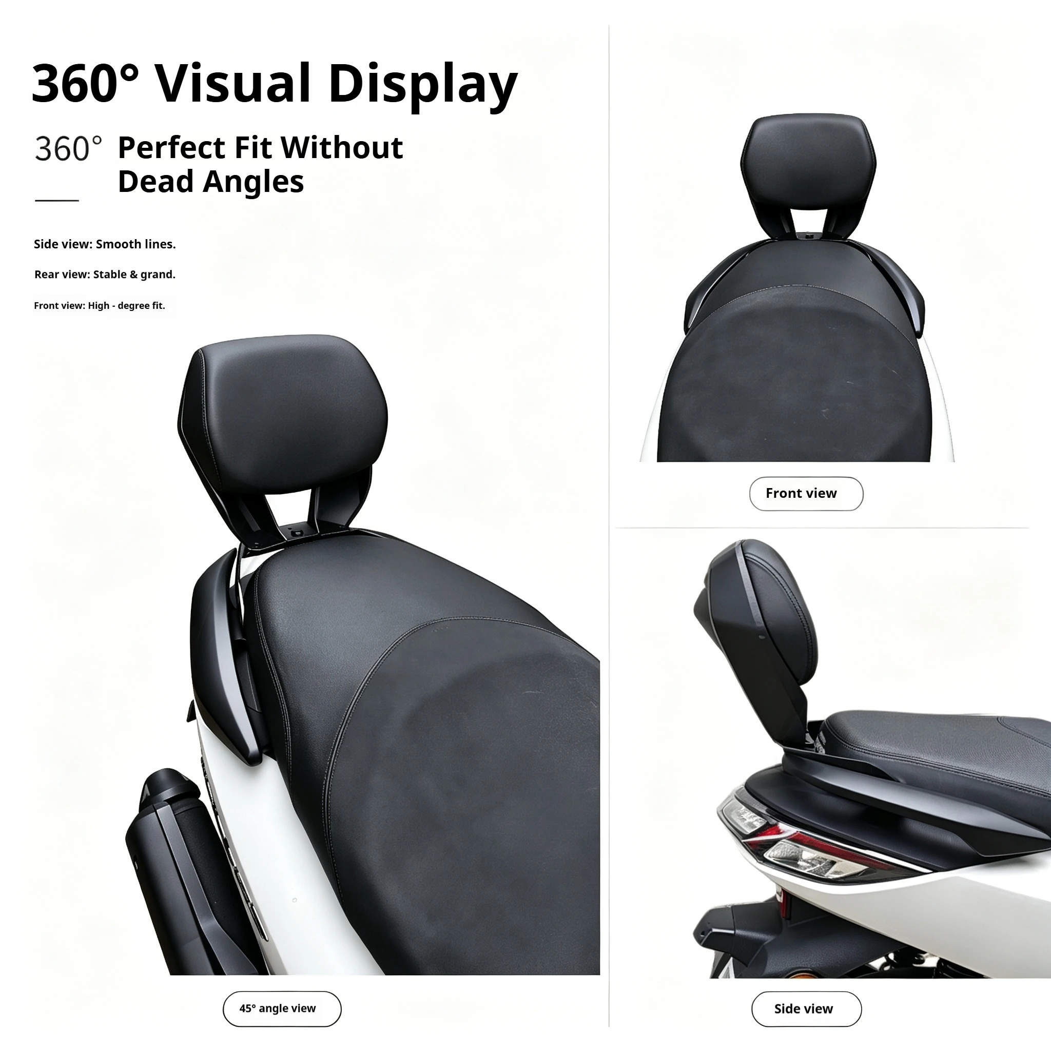 Scooter Aluminum Alloy Spoiler Rear Backrest Fit For Honda NS150ES Model‑specific Mod Parts