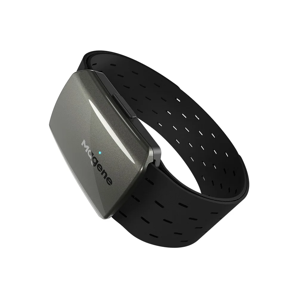 Magene H803 Heart Rate Armband Monitor Dual Mode Bluetooth ANT+ Sensor Wrist Strap Fitness Heartbeat Tracker For Garmin Bryton