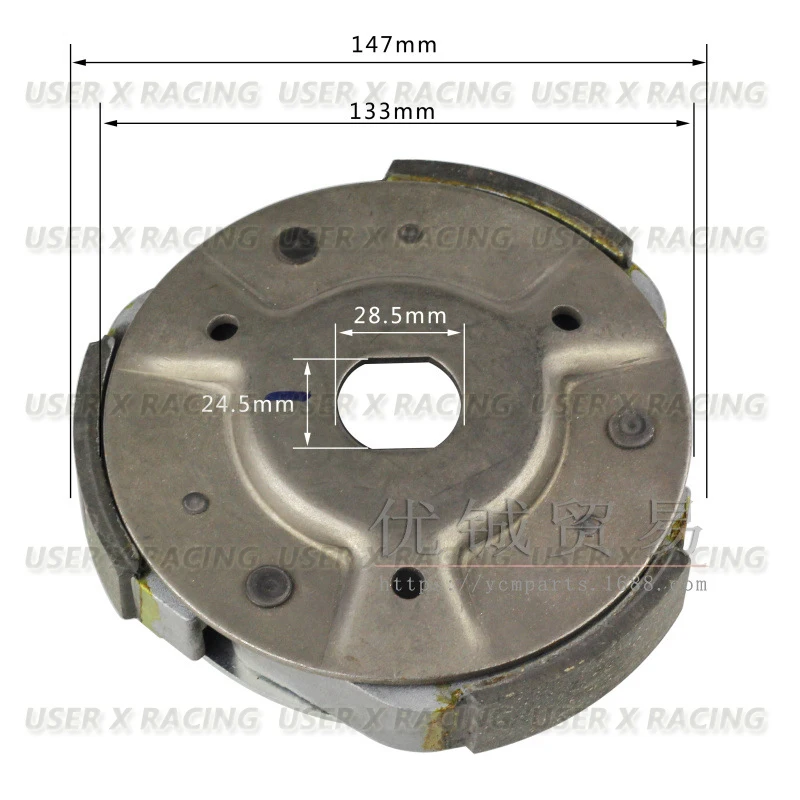 USERX Universal Motorcycle Rear pulley clutch Centrifugal block For CF250T 3 CF250T 5