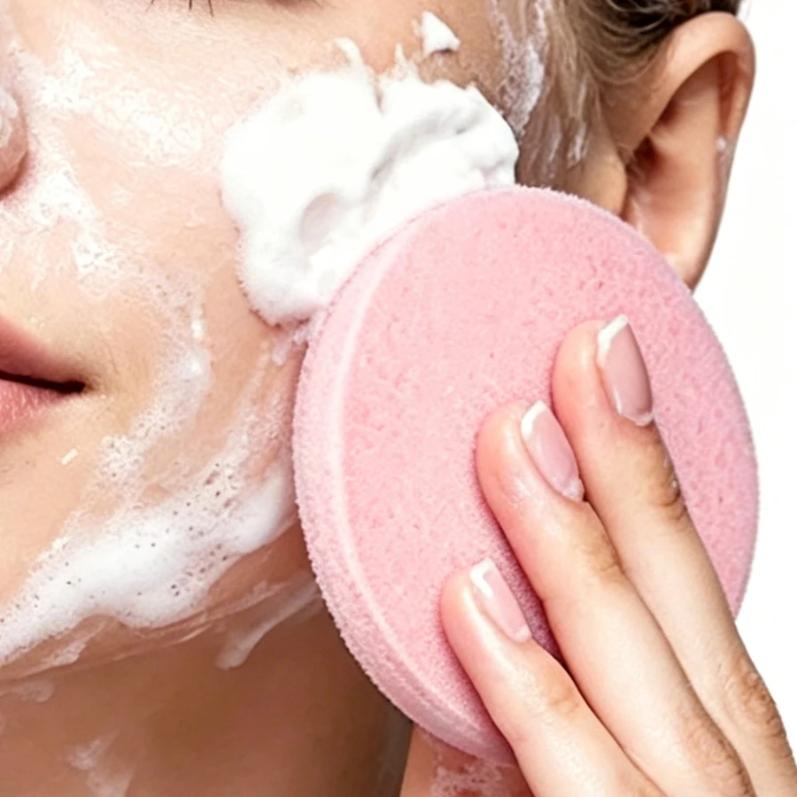 10/50 Stück Komprimierte Gesichtsschwämme, weiche, wasserexpansierbare Reinigungspads für die tägliche Hautpflege, Gesichtswaschpads – Detail 3