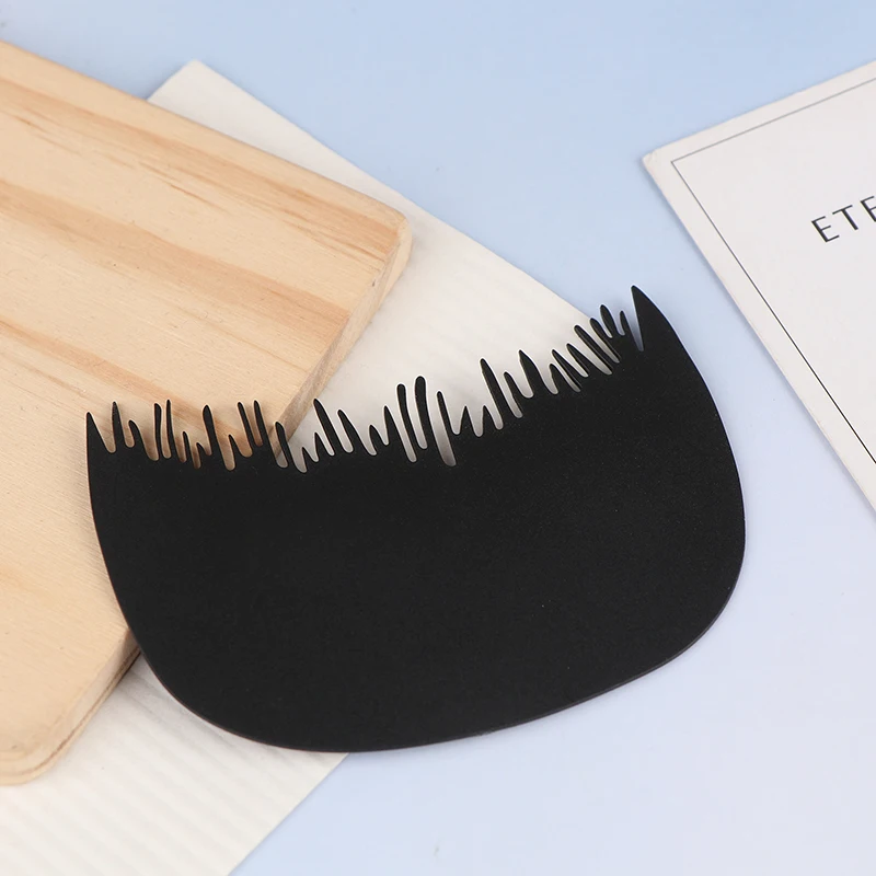 1 قطعة مسحوق ألياف الشعر مشط خاص لتساقط الشعر ألياف بناء خط الشعر محسن ألياف سماكة الشعر مشط #2