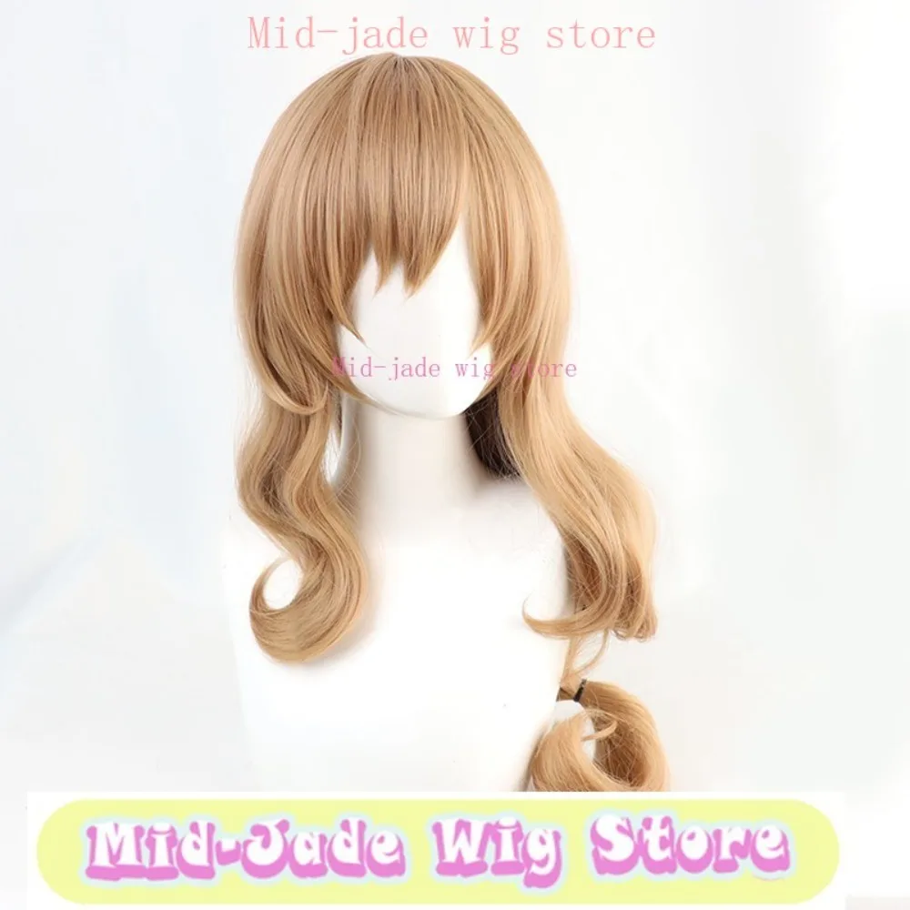 tore Genshin Impact Lisa Косплей Парик Рулон Аниме Вечеринка Представление Синтетический Термостойкий Парик Хэллоуина Парик Средне-Нефритовый S