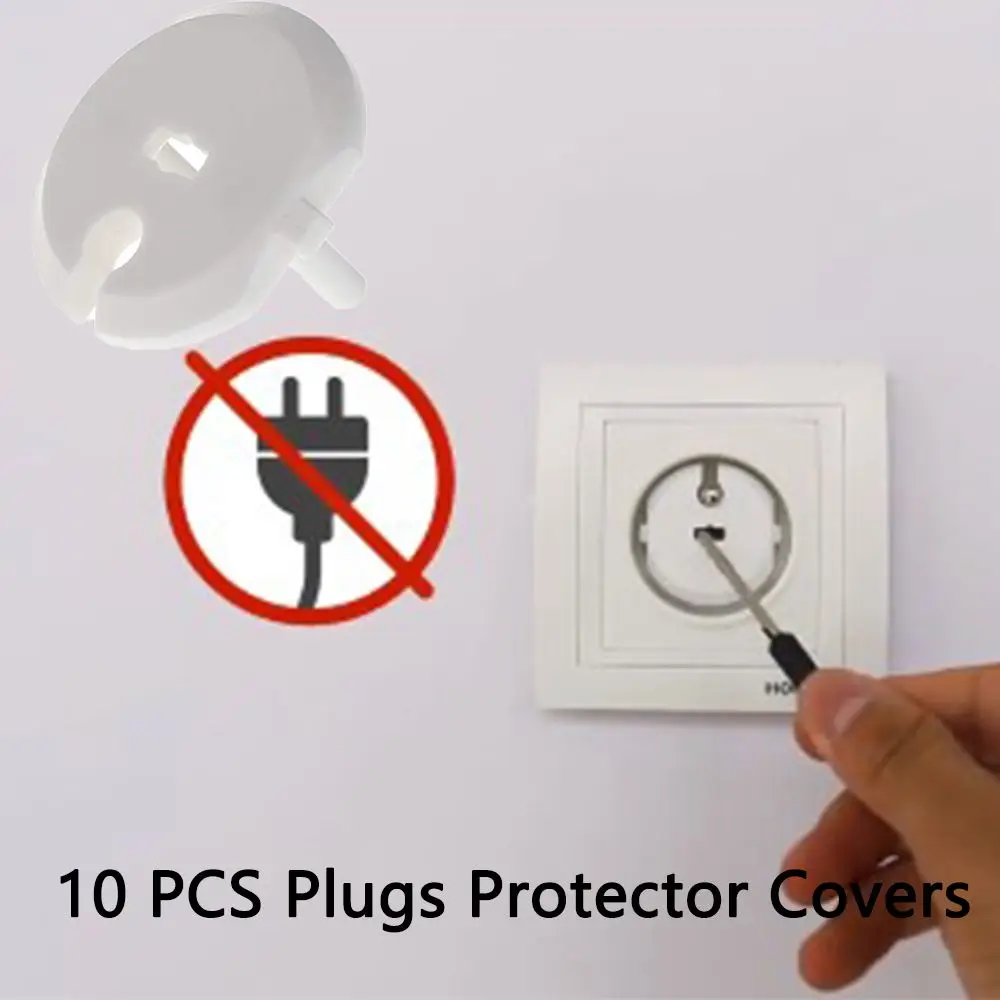 Shock Anti Electric Shock Protection ABS Children Baby Plugs Protector Cover Outlet Cover Sockets Cover Outlet Socket Lock