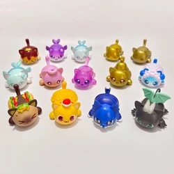 Original Cartoon Anime Figure Golden Dragon Cat Crystal Hamburger Kitten Model Rare Limited Collection Toy Gift for Lady Adult